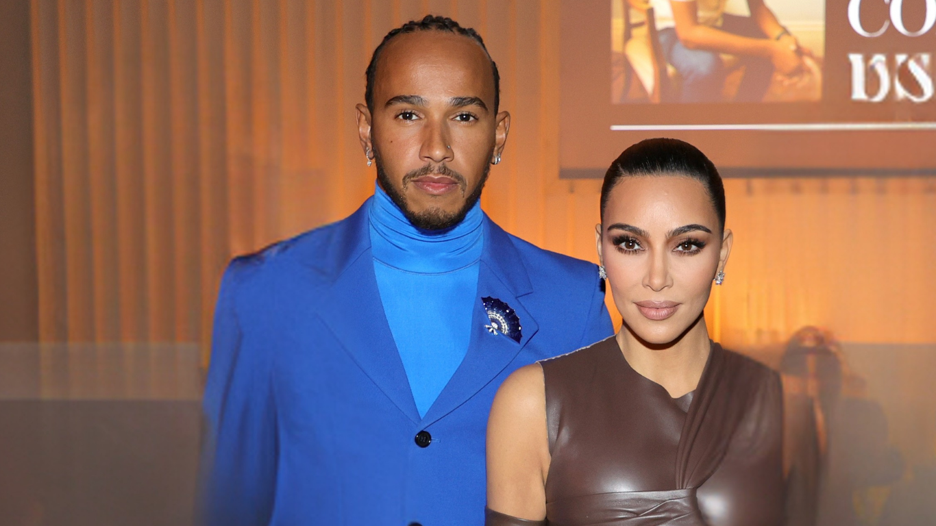 Kim Kardashian Photos Boyfriend Lewis Hamilton Lakeside Family Kids Photos 