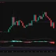 Daily LAB/USDT chart showing a sharp breakdown below the $12 support level, with price plunging toward $7.40 as MACD turns bearish and RSI weakens.