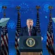 Trump extols America, rails at communism in US 250th celebration