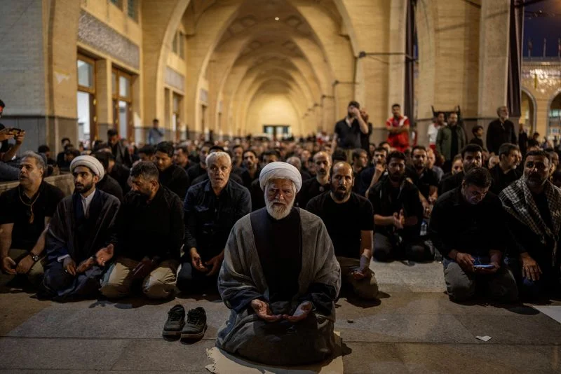 Three sons of Iran’s slain leader Khamenei appear at funeral, not his successor