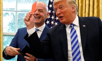 Trump called FIFA head to seek review of US player red card: source
