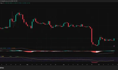 Daily MUSDT price chart showing a 20% breakout to $1.46 as MACD turns bullish and RSI recovers from oversold levels.