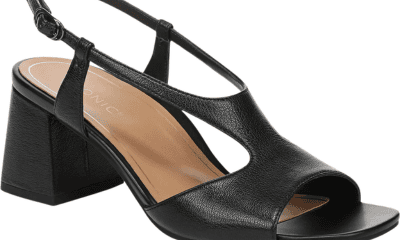 black strappy sandal
