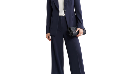 navy blue suit