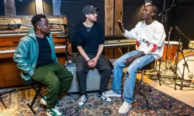 Espoir, Kensaye and Wan, artists of the (No More) Radio Silence Collective.