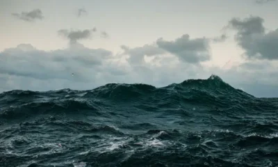 Just the dark North Sea waves thrashing and moody skies above. Andy Burnham has allegedly been lobbied to drill into the North Sea