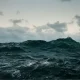Just the dark North Sea waves thrashing and moody skies above. Andy Burnham has allegedly been lobbied to drill into the North Sea