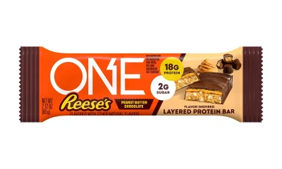 One Brands debuts Reese’s layered protein bars