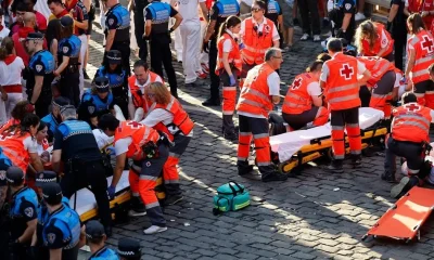 British pensioner, 86, gored at wild Spanish festival which sees bulls charge through Pamplona streets | News World