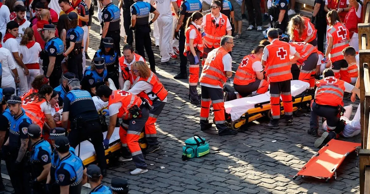 British pensioner, 86, gored at wild Spanish festival which sees bulls charge through Pamplona streets | News World