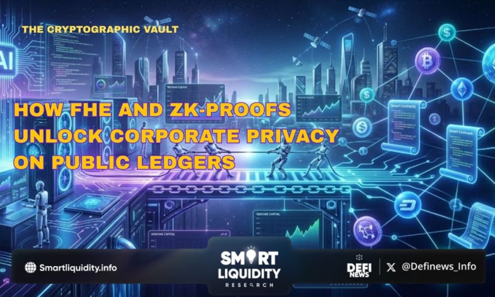 The Cryptographic Vault: How FHE and ZK-Proofs Unlock Corporate Privacy on Public Ledgers