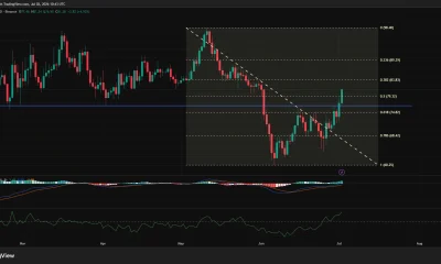 Solana daily chart showing a breakout above $80 after reclaiming key Fibonacci levels, with bullish MACD and positive CMF momentum.