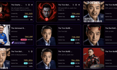 Justin Sun's NFT marketplace managed just four sales last month