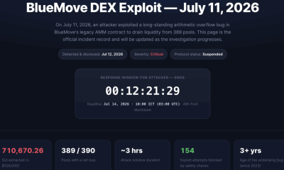 BlueMove’s $500K SUI loss raises insider job suspicions
