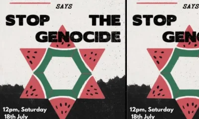 Anti-genocide Jewish bloc march for Palestine