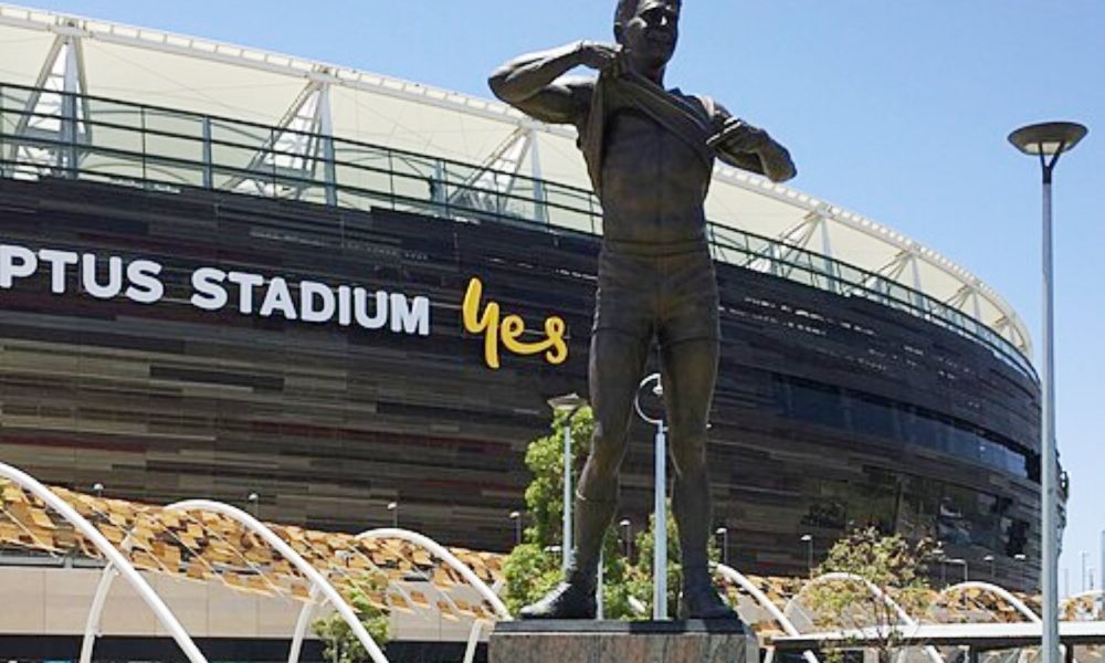 Winmar statue to be removed from Optus Stadium