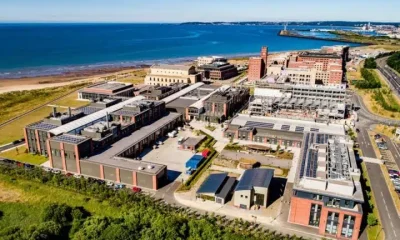 Swansea uni aerial view