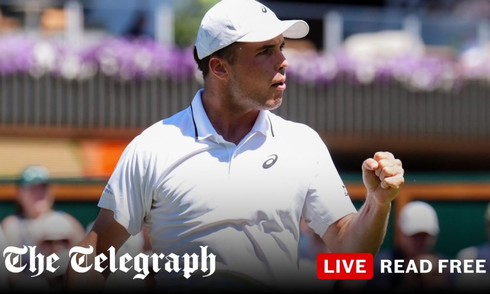Britain’s Arthur Fery produces tenacious display fit for a princess at Wimbledon