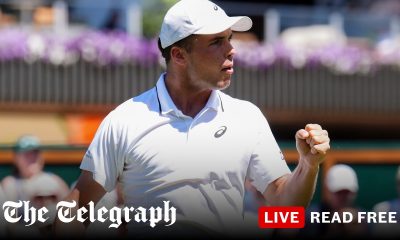 Britain’s Arthur Fery produces tenacious display fit for a princess at Wimbledon