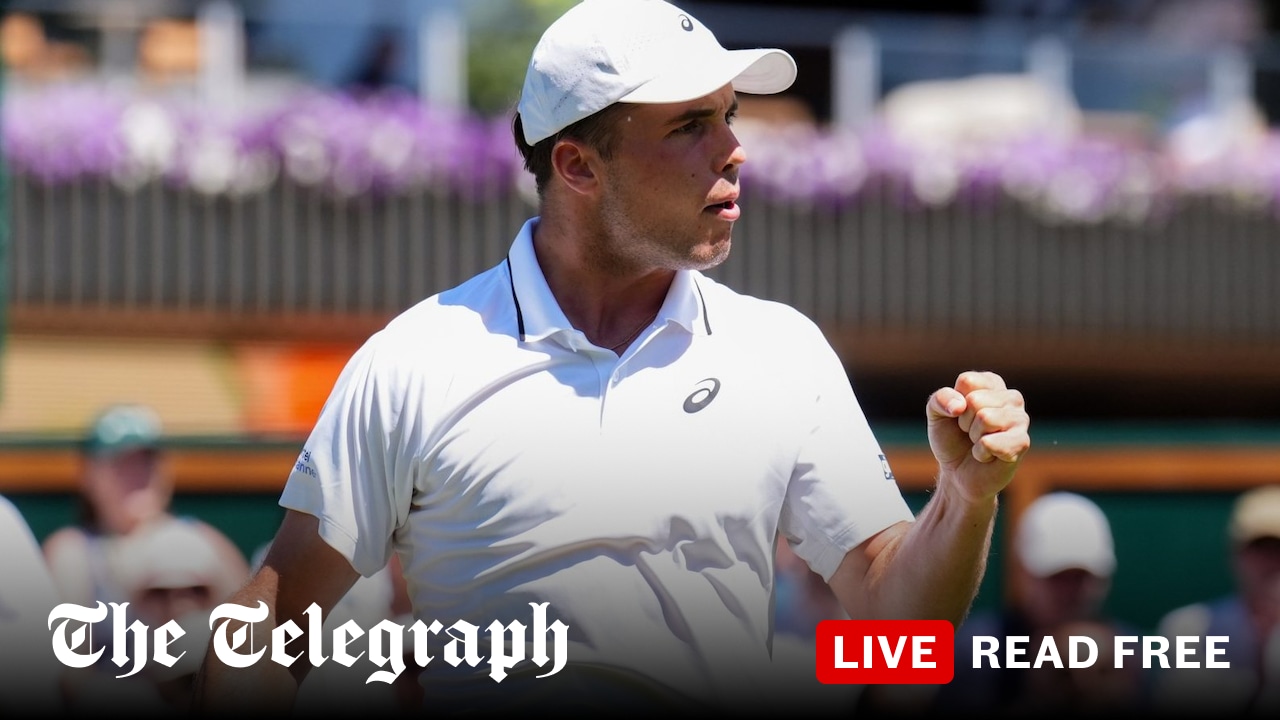 Britain’s Arthur Fery produces tenacious display fit for a princess at Wimbledon