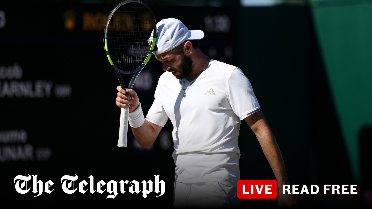 Briton Jacob Fearnley exits Wimbledon in straight sets