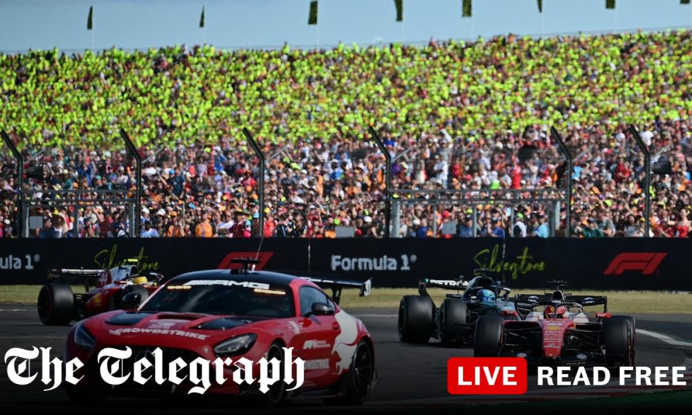 Fans boo as British Grand Prix finishes behind safety car with Leclerc victorious