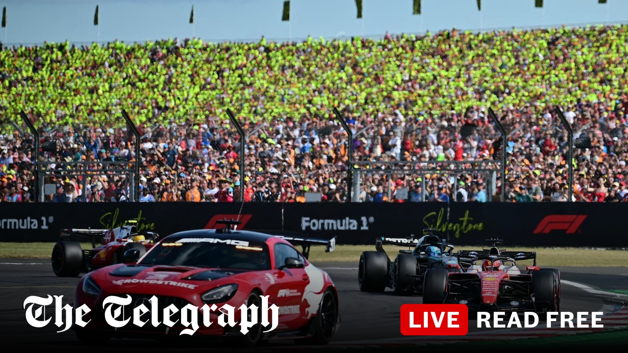 Fans boo as British Grand Prix finishes behind safety car with Leclerc victorious