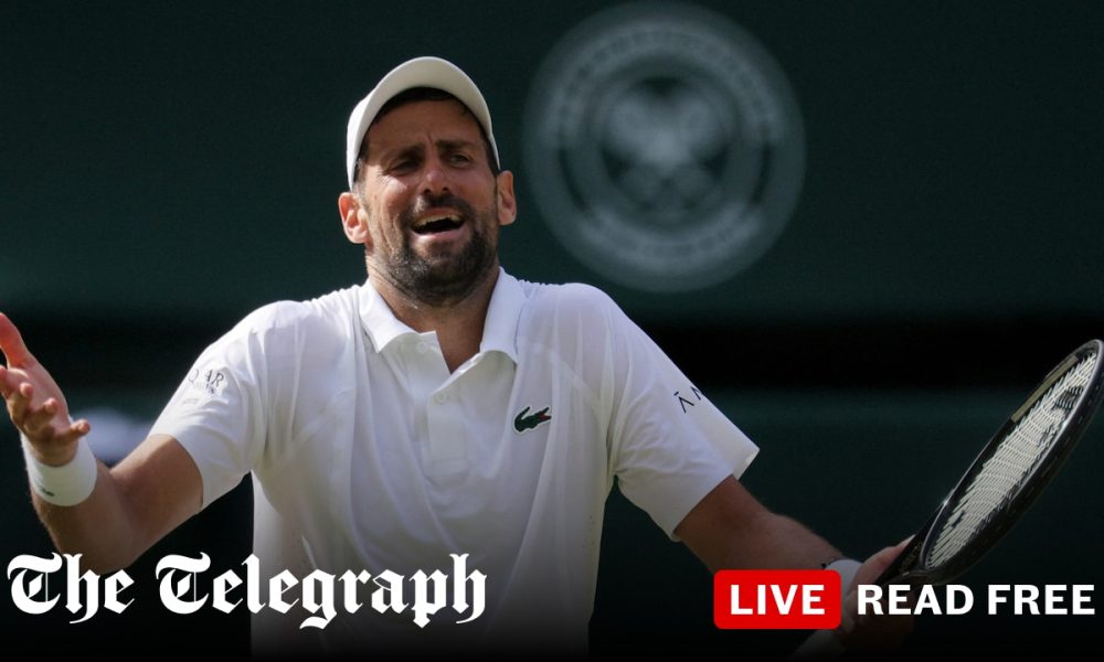 ‘I apologise for the meltdowns’ says Djokovic after third-set tantrum