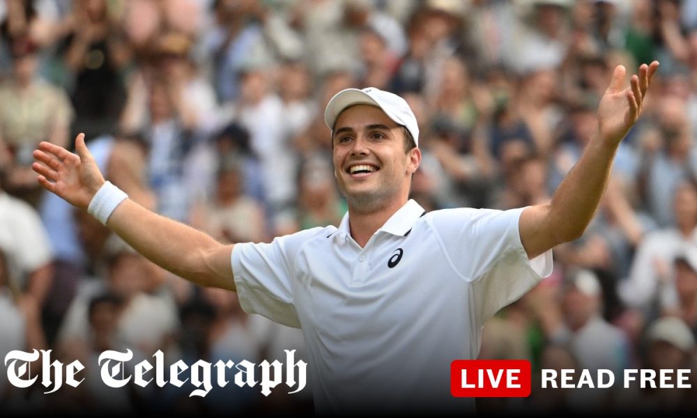 Comeback king Arthur Fery stuns Dimitrov to reach Wimbledon quarter-finals