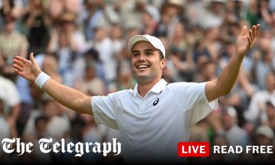 Comeback king Arthur Fery stuns Dimitrov to reach Wimbledon quarter-finals