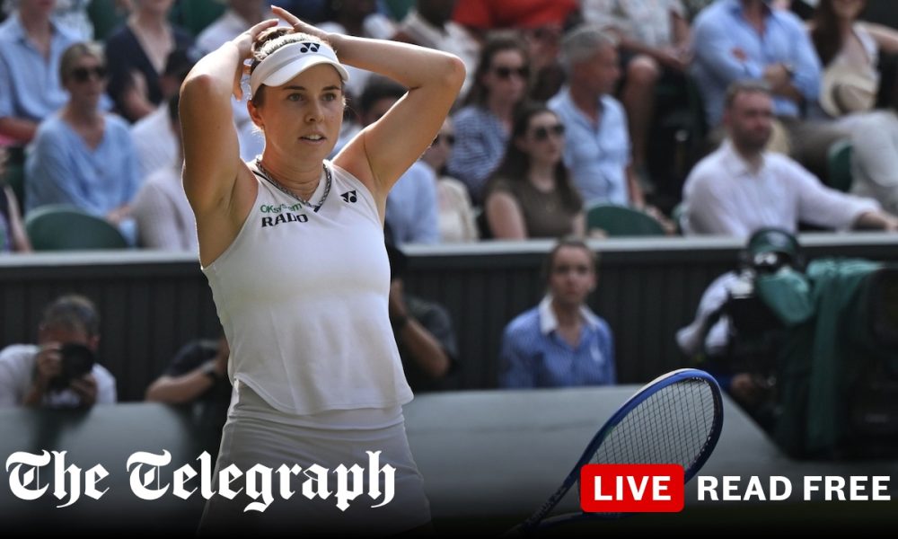 Noskova beats Kostyuk to set up all-Czech Wimbledon final