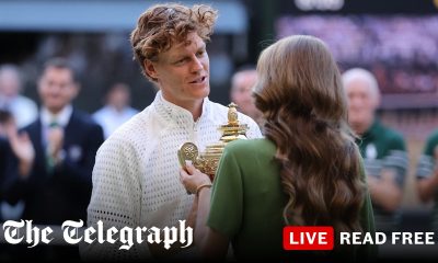 Sinner beats Zverev in battle of the serves as world No 1 retains Wimbledon title