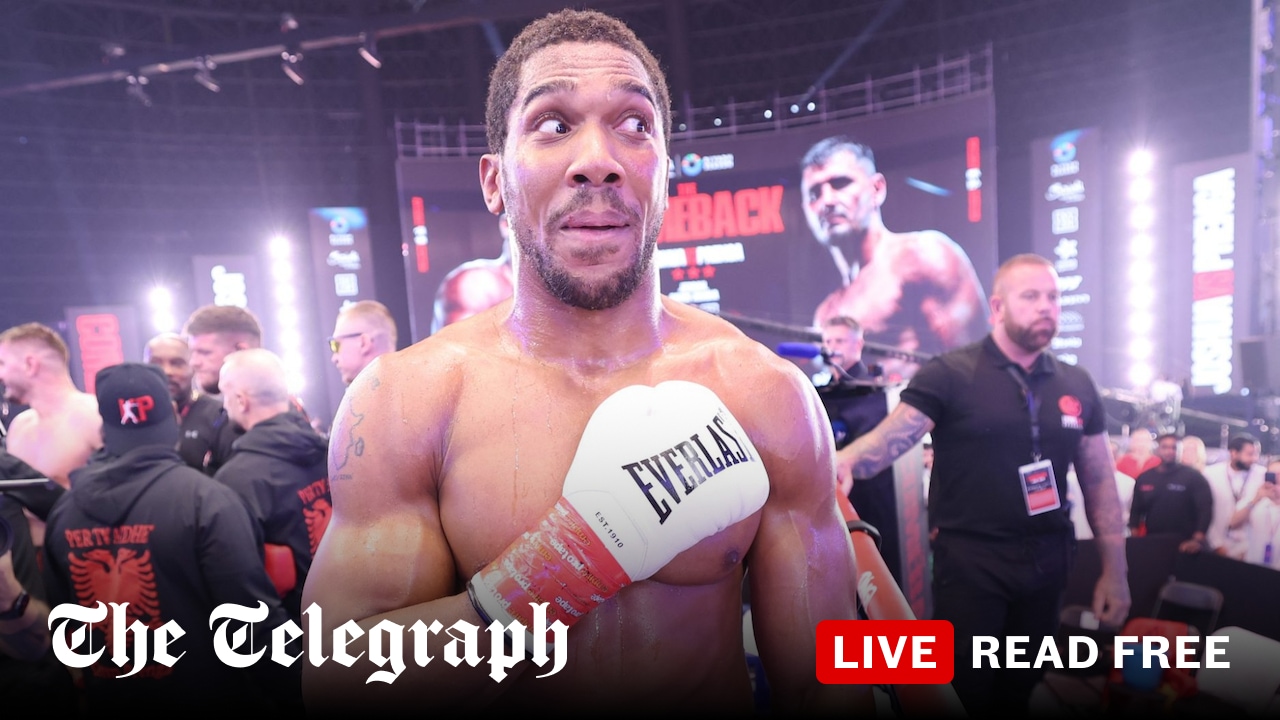 Anthony Joshua knocks out Kristian Prenga after worst round of his career