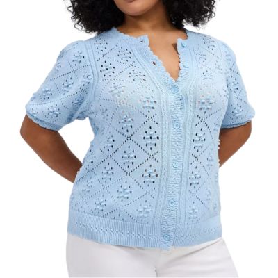 Thursday's Workwear Report: Belle Isle Button-Front Short-Sleeve Cardigan