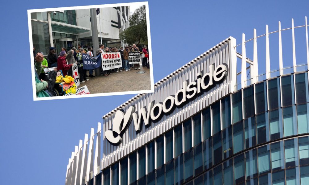 Woodside pursues HQ gas leak protesters