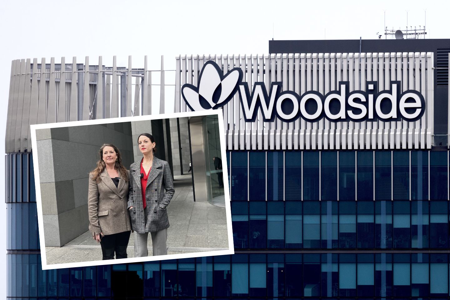 Woodside chases players in stench gas stunt, in dispute against protesters