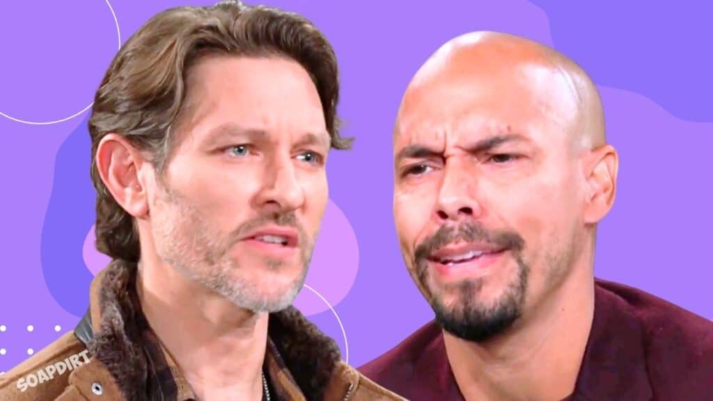 Young and the Restless: Daniel Romalotti (Michael Graziadei) - Devon Hamilton Winters (Bryton James)