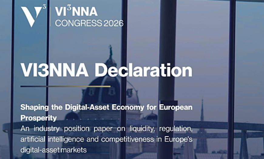 VI3NNA Declaration 2026 Calls for European Digital Asset Infrastructure