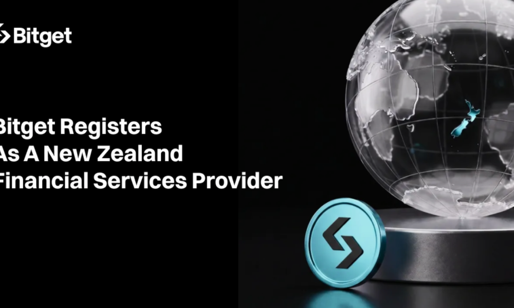 Bitget Registers as a New Zealand Financial Services Provider