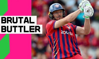 Jos Buttler playing a shot