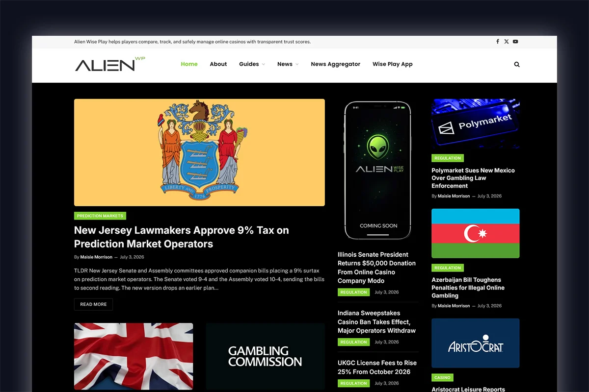 AlienWP Launches Comprehensive iGaming News and Casino Review Platform
