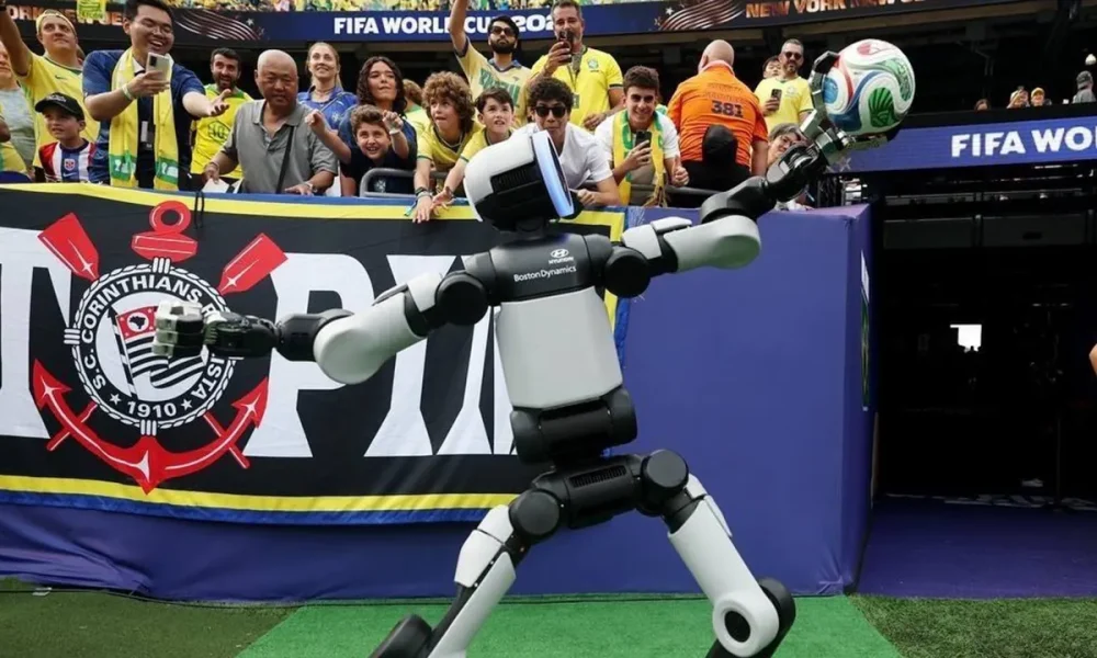 Atlas, an advanced humanoid robot, makes strong FIFA World Cup appearance