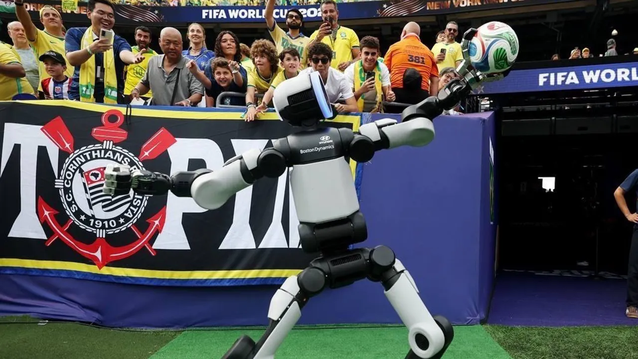 Atlas, an advanced humanoid robot, makes strong FIFA World Cup appearance