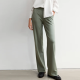 green cozy pants