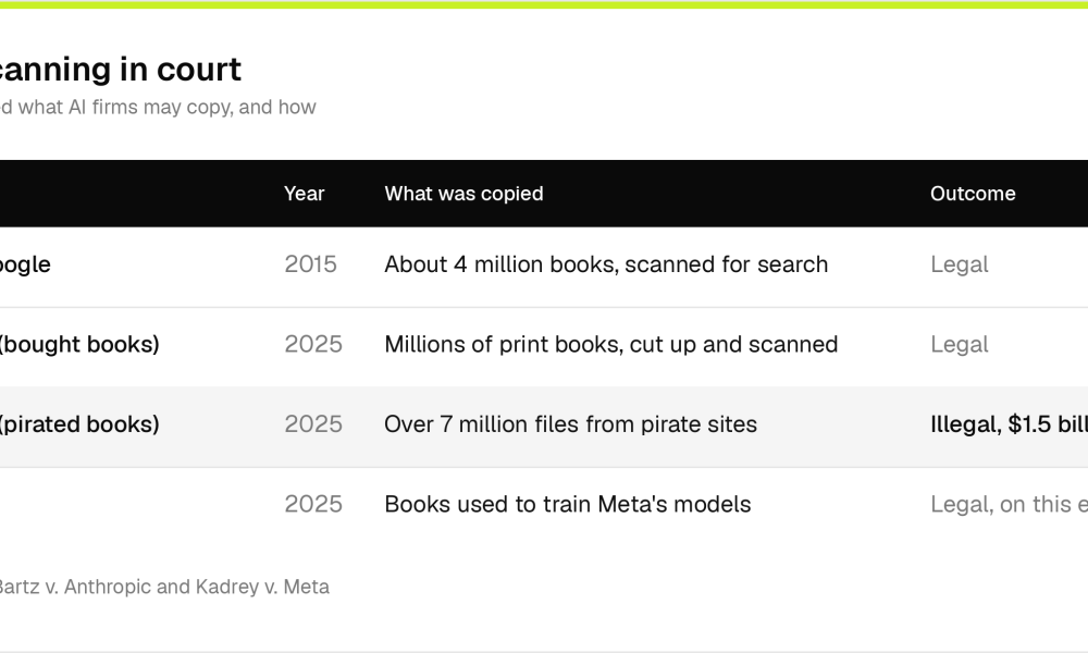 Past Cases on Mass Book Scanning in Court