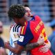 Spain teenager Lamine Yamal embraces Argentina's 39-year-old great at the end of the World Cup Final.