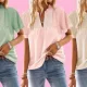 summer blouse hides tummy