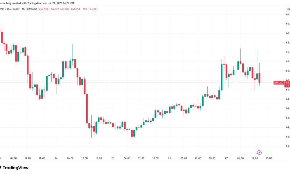Bitcoin Flips Volatile As US Trading Session Sees Spike Toward $66,000
