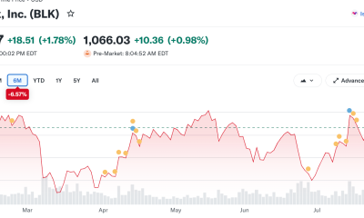 BlackRock Price Action