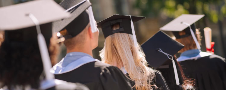 a group of recent graduates